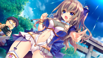 Картинка аниме unknown +другое+ фон взгляд девушка