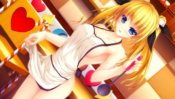 Картинка аниме unknown +другое+ взгляд фон девушка