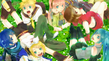 Картинка аниме vocaloid вокалоид