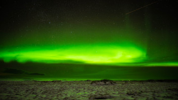 Картинка природа северное+сияние простор