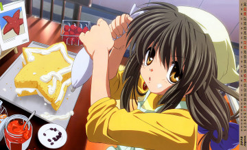 Картинка календари аниме продукты взгляд девушка