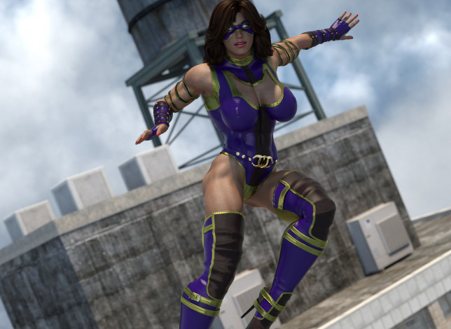 Обои картинки фото 3д графика, фантазия , fantasy, девушка, фон, взгляд