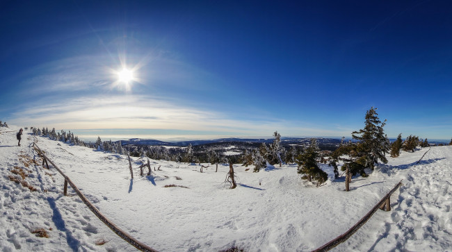 Обои картинки фото природа, зима, простор