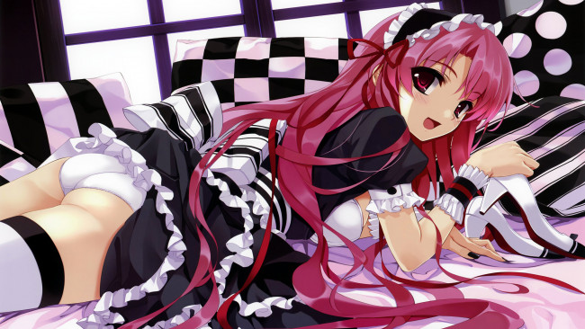 Обои картинки фото аниме, unknown,  другое , фон, взгляд, девушка