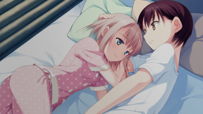 Обои картинки фото imouto no katachi, аниме, фон, взгляд, девушка