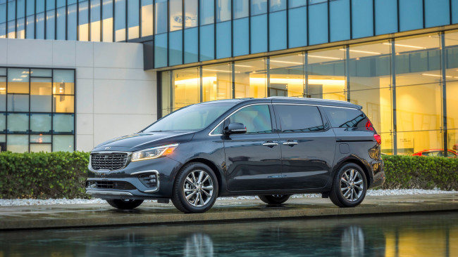 Обои картинки фото kia sedona 2019, автомобили, kia, 2019, sedona