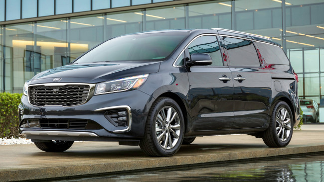 Обои картинки фото kia sedona 2019, автомобили, kia, 2019, sedona