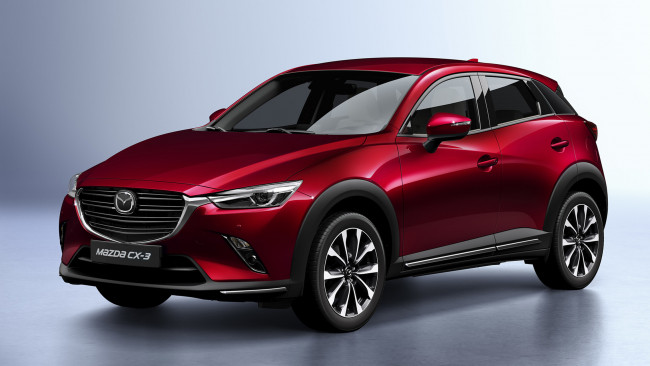 Обои картинки фото mazda cx-3 2019, автомобили, mazda, красный, 2019, cx-3