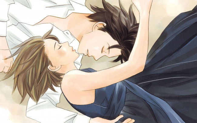 Обои картинки фото аниме, nodame cantabile, пара, девушка, парень