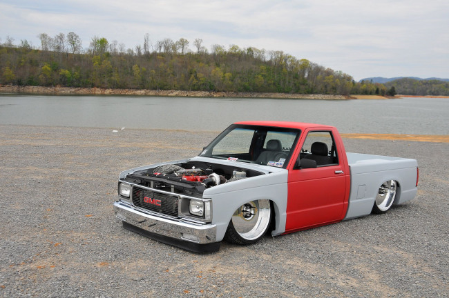 Обои картинки фото 1988-chevy-s10, автомобили, custom pick-up, chevy