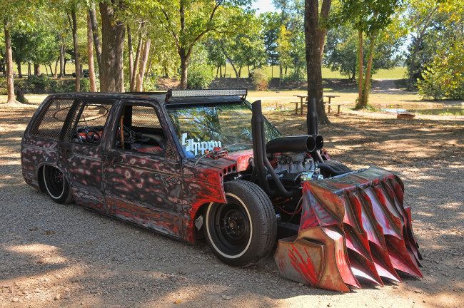 Обои картинки фото 1993-chevy-s10-blazer-death-trap, автомобили, custom 3-5dr,  off-road, chevrolet