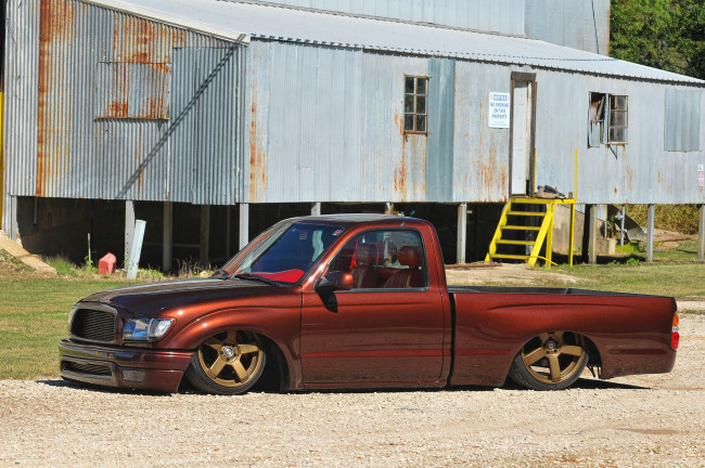 Обои картинки фото 1998-toyota-tacoma, автомобили, custom pick-up, toyota