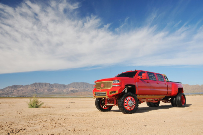 Обои картинки фото 2016-chevrolet-3500-iron-max, автомобили, custom pick-up, chevrolet