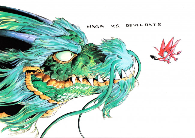 Обои картинки фото аниме, животные,  существа, голова, морда, дракон, существо