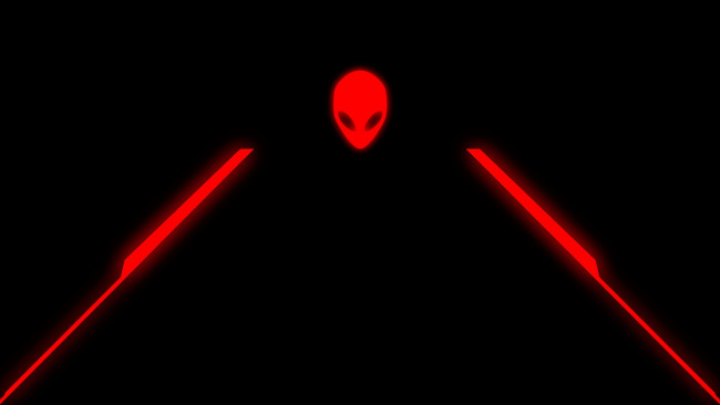 Обои картинки фото компьютеры, alienware, фон, логотип