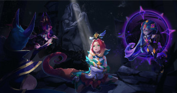 Картинка видео+игры league+of+legends девушки хвост луч