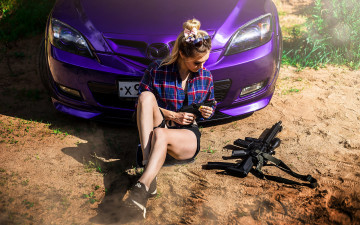 Картинка автомобили -авто+с+девушками mazda 3 sport