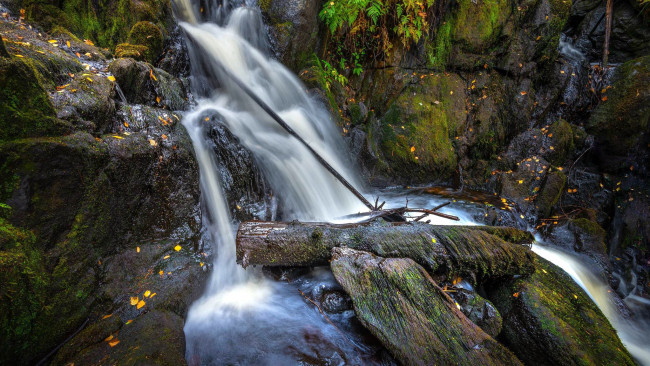Обои картинки фото природа, водопады, поток, водопад, вода