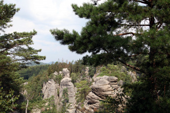 Картинка заповедник+чешский+рай природа горы заповедник чешский рай