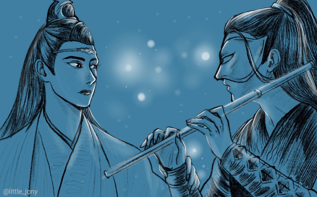 Обои картинки фото рисованное, кино,  мультфильмы, the, untamed, неукротимый, повелитель, чэньцин, мосян, тунсю, mo, dao, zu, shi, магистр, дьявольского, культа