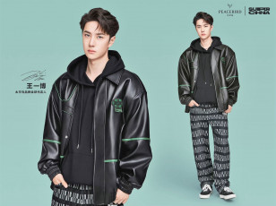 Картинка мужчины wang+yi+bo актер певец куртка толстовка штаны