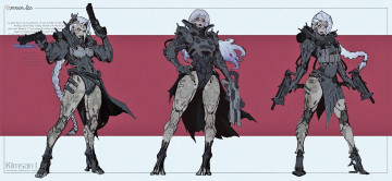 Картинка аниме оружие +техника +технологии девушка киборг