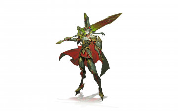 Картинка аниме оружие +техника +технологии парень плащ шляпа меч