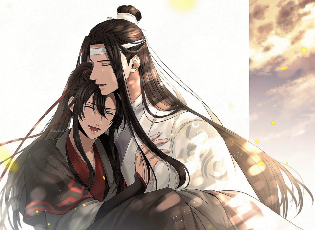 Обои картинки фото аниме, mo dao zu shi, вэй, усянь, лань, ванцзы