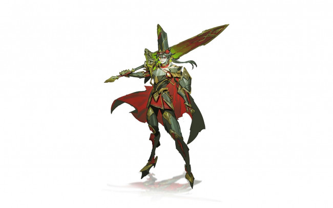 Обои картинки фото аниме, оружие,  техника,  технологии, парень, плащ, шляпа, меч