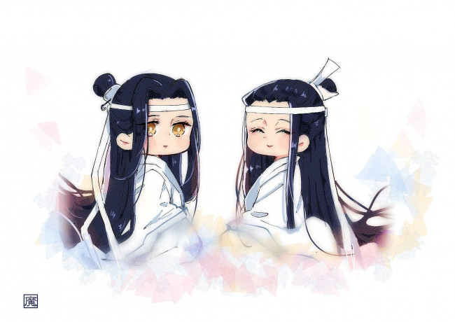 Обои картинки фото аниме, mo dao zu shi, лань, ванцзи, сичэнь