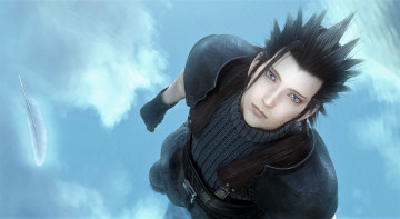 Картинка видео+игры final+fantasy+vii парень перо облака