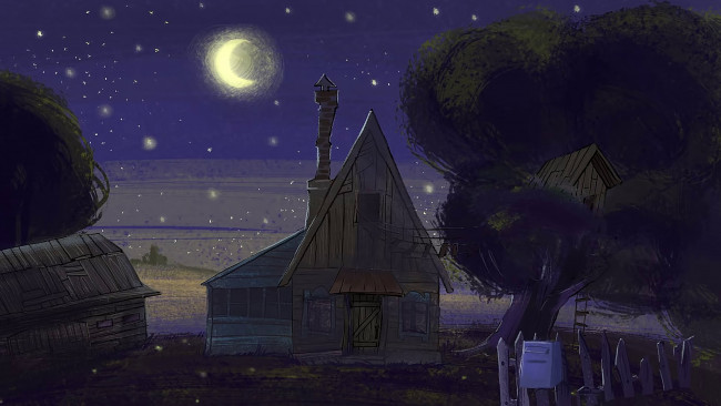 Обои картинки фото мультфильмы, трое из простоквашино, простоквашино