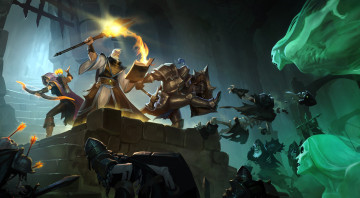 Картинка видео+игры albion+online крепость бой призраки