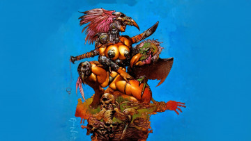 обоя фэнтези, _simon bisley, simon, bisley