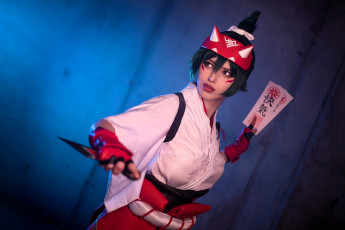 Картинка девушки мария+давыдова+ lady+melamory образ косплей наряд кунай печати