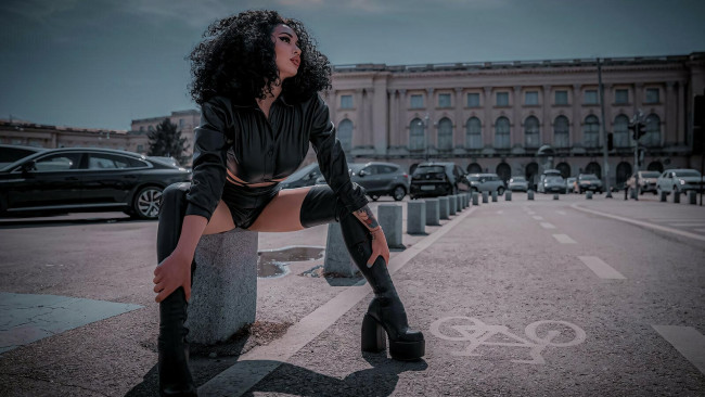 Обои картинки фото девушки, - брюнетки,  шатенки, красивая, девушка