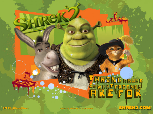 Обои картинки фото shrek2, мультфильмы, shrek