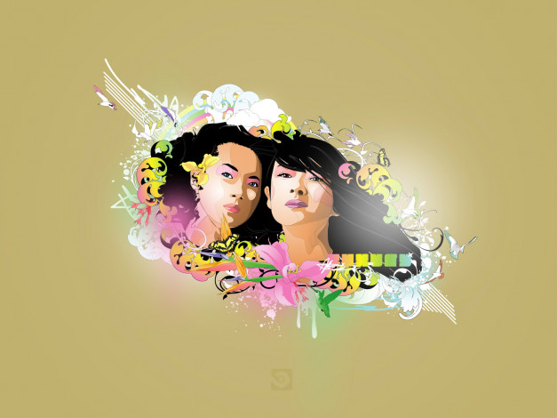 Обои картинки фото векторная, графика