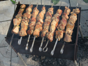 Картинка еда шашлык барбекю