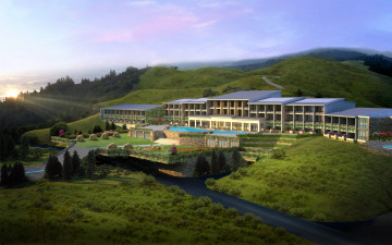 Картинка 3д графика architecture архитектура