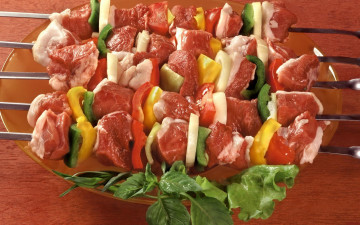 Картинка еда шашлык
