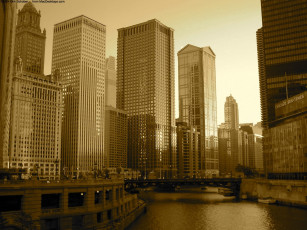 Картинка города Чикаго сша