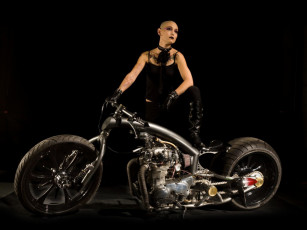 Картинка мотоциклы мото девушкой