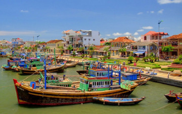 Картинка phan thiet vietnam корабли порты причалы
