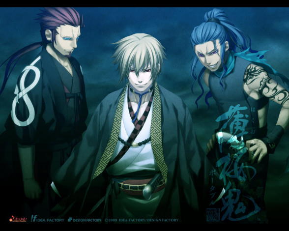 Обои картинки фото аниме, hakuoki