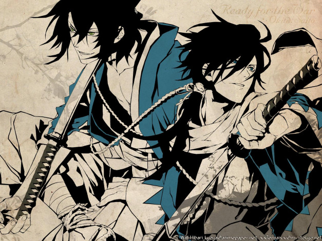 Обои картинки фото аниме, hakuoki