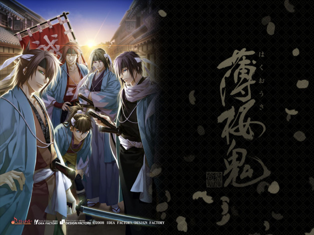 Обои картинки фото аниме, hakuoki