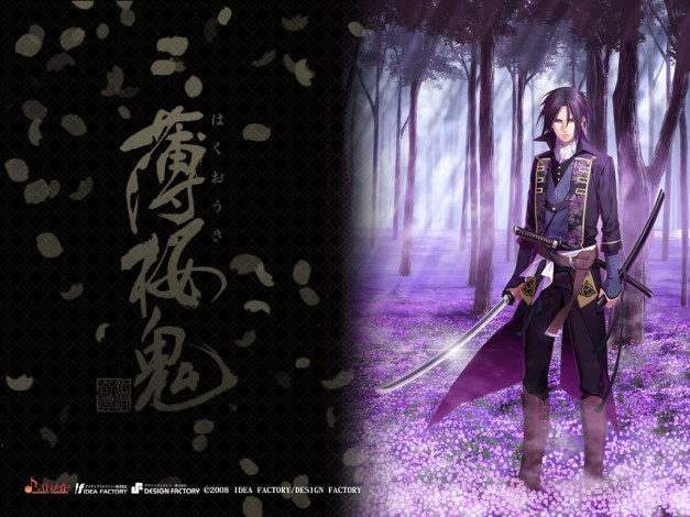 Обои картинки фото аниме, hakuoki