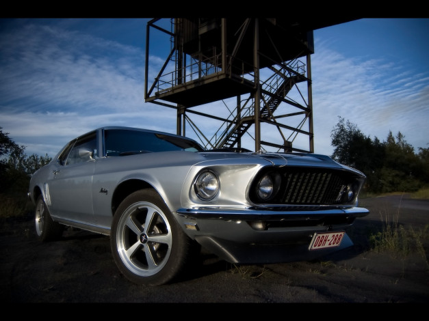 Обои картинки фото ford, mustang, автомобили