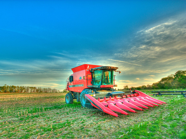 Обои картинки фото техника, комбайны